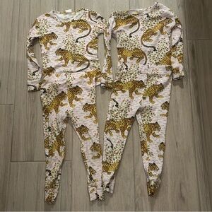 Kids Leopard Print Pajama Set
